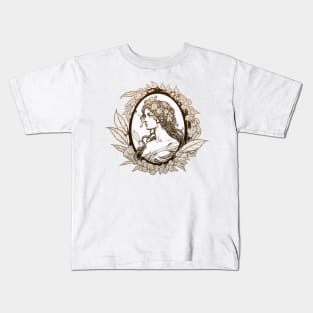 Venus with flowers Kids T-Shirt